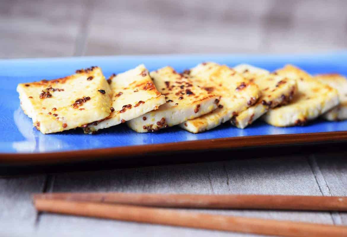 Tofu Marinado A La Mostaza | Delicias Kitchen