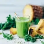 Batido para adelgazar con piña y kale