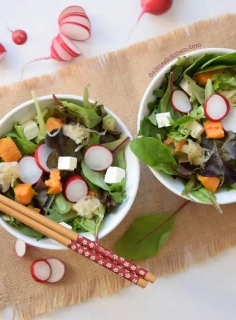 Ensalada con rabanitos