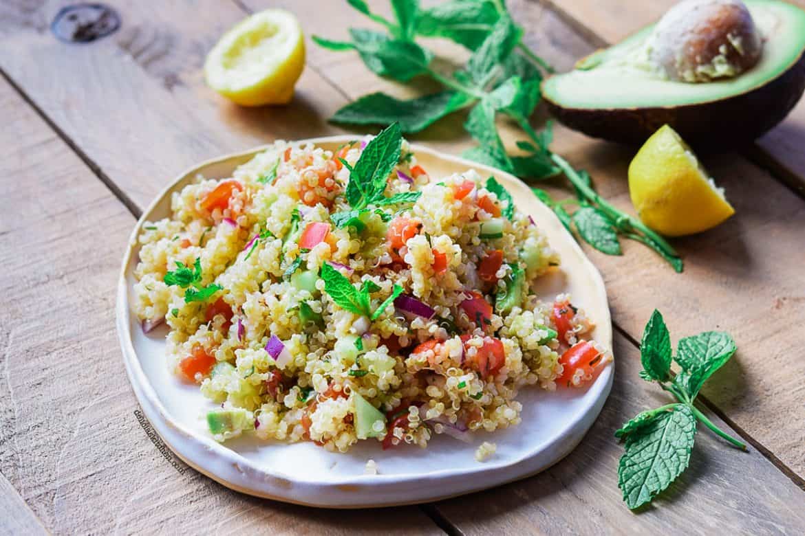 Tabulé de Quinoa y Aguacate | Delicias Kitchen