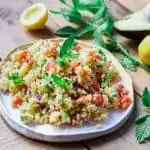 Tabulé de quinoa y aguacate