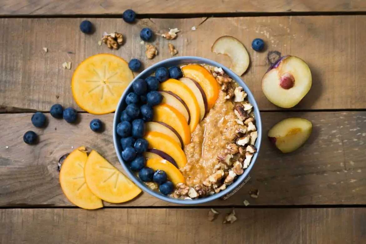 Porridge de quinoa y calabaza