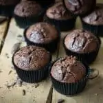 Muffins de chocolate con espelta Integral y anís