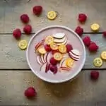 Smoothie bowl de frambuesas