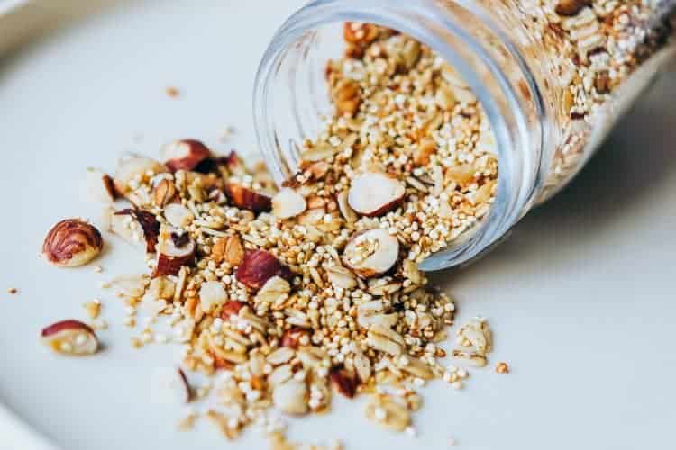 Granola de quinoa