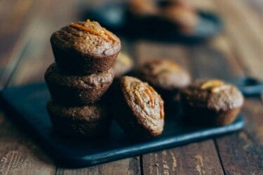 Muffins veganos de boniato y especias