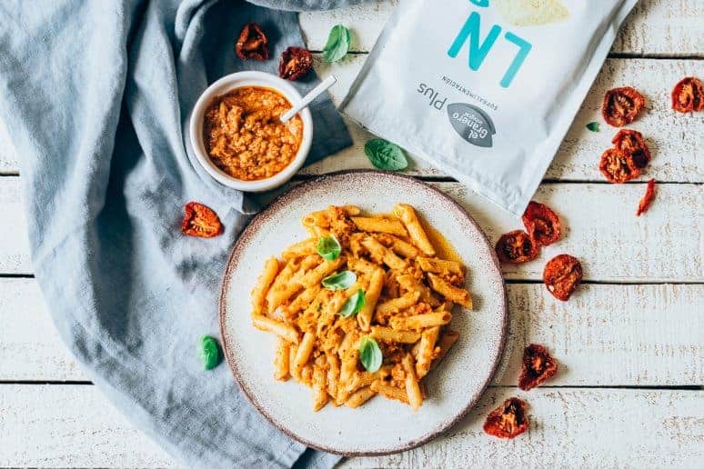 Pesto rojo vegano