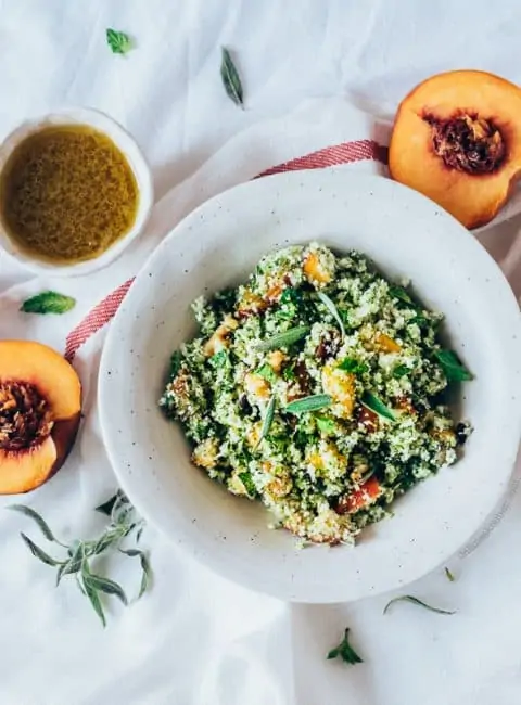 Ensalada de brócoli y coliflor