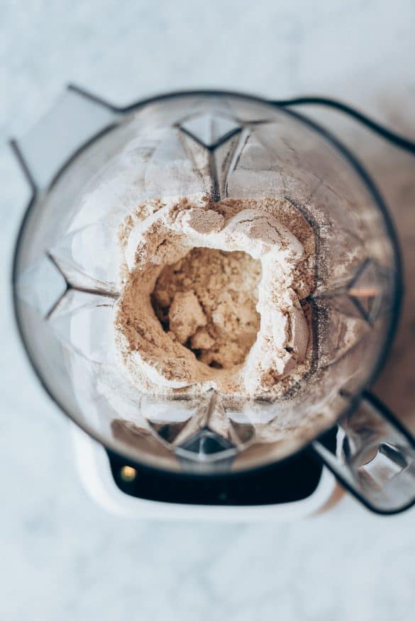 Copos de avena convertidos en harina de avena