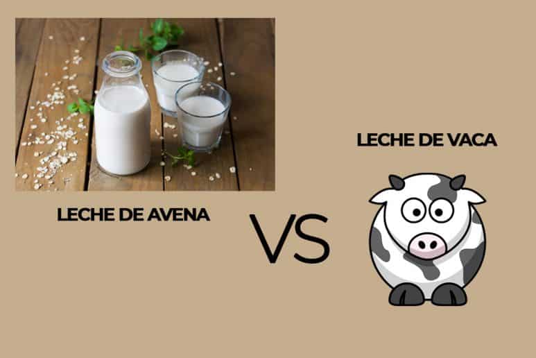 leche de avena versus leche de vaca