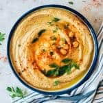 Hummus casero de garbanzos receta fácil