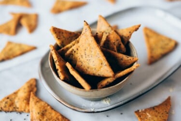 Nachos caseros al horno. Receta fácil