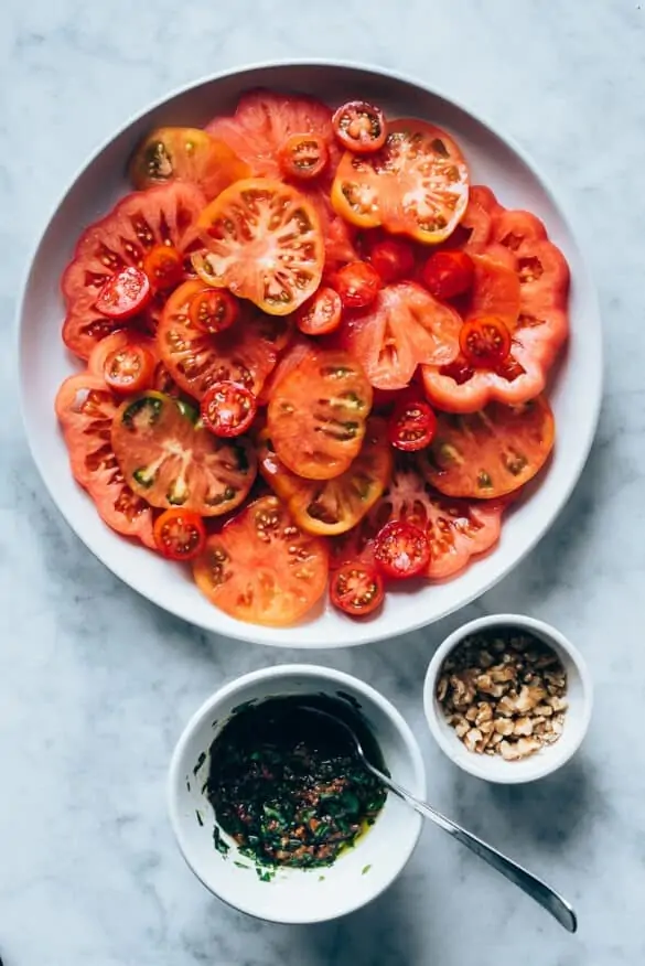 Ensalada con tomate cherry