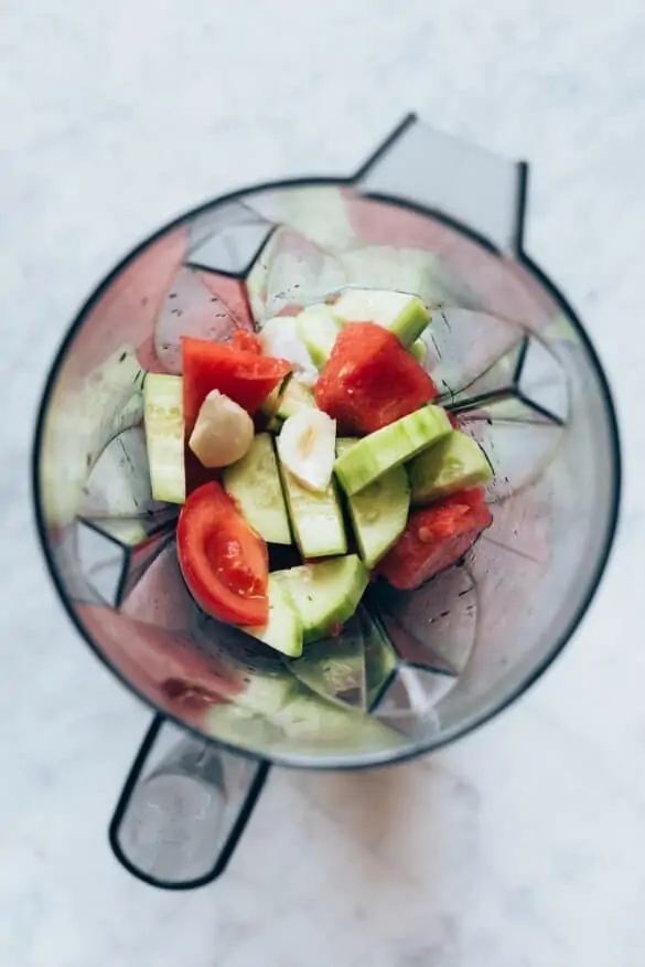 Gazpacho de frutas