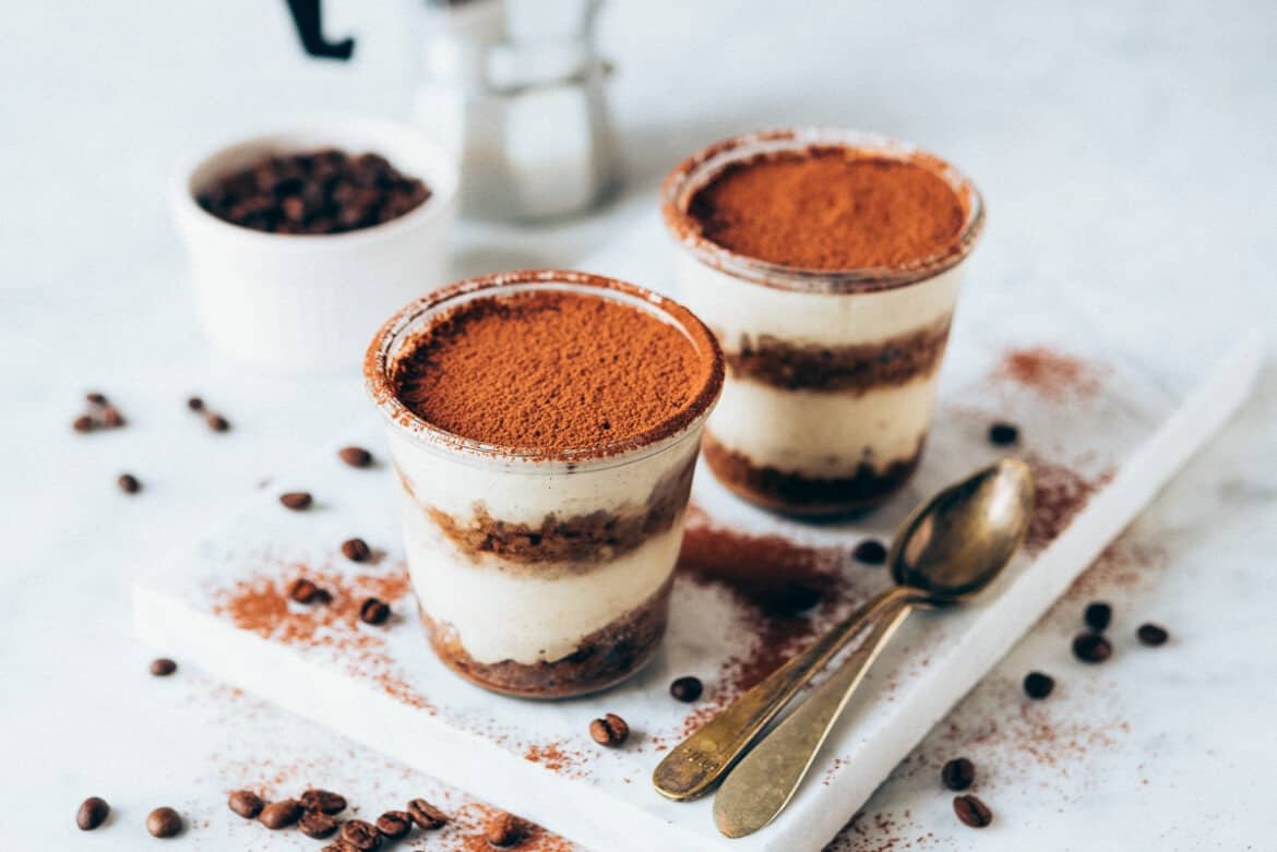 Tiramisú fácil vegano y casero