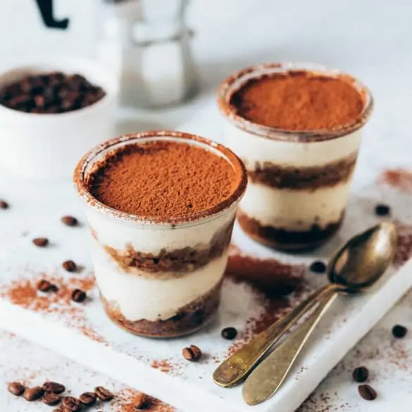 Tiramisú fácil vegano y casero