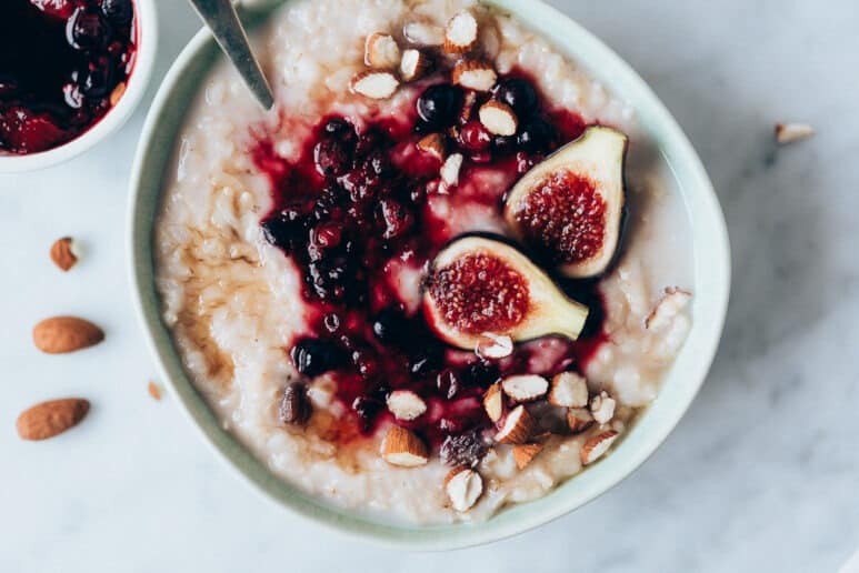 Gachas de arroz y avena