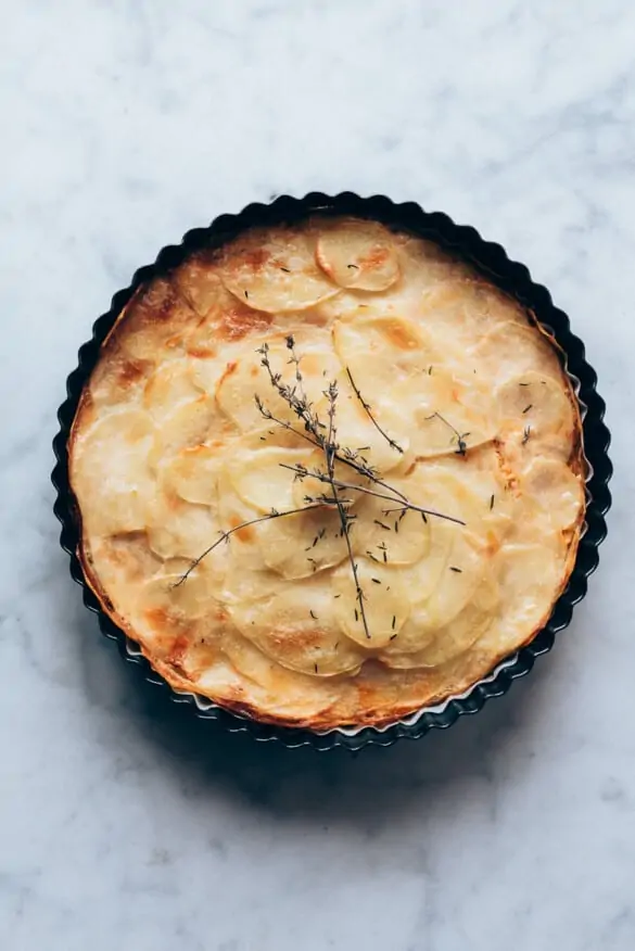 Tarta ya horneada