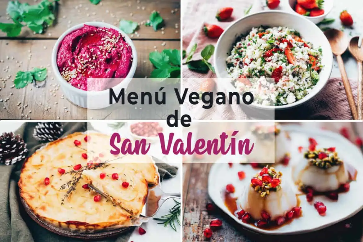 Menú vegano para San Valentín