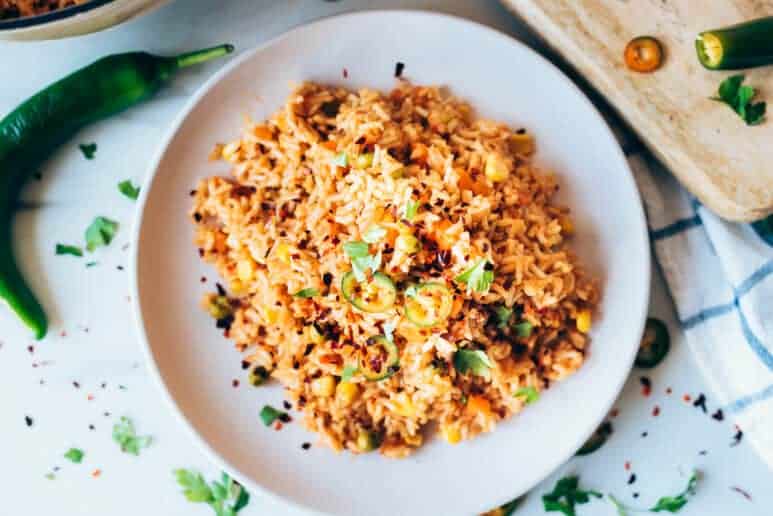 Arroz a la mexicana receta