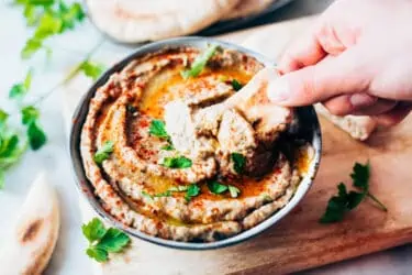 Baba ganoush o mutabal (receta hummus de berenjenas)