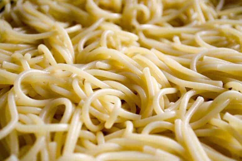 Espaguetis cocidos