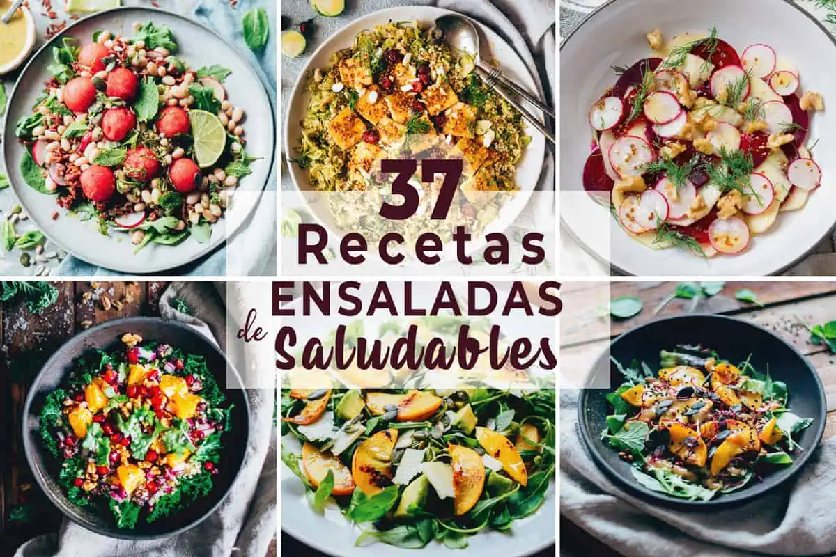 administración Consulado Darse prisa 37 Ensaladas Saludables y Nutritivas | Delicias Kitchen