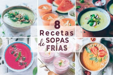 Cremas y sopas frías saludables de verano