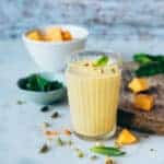 Lassi vegano de mango. Receta fácil