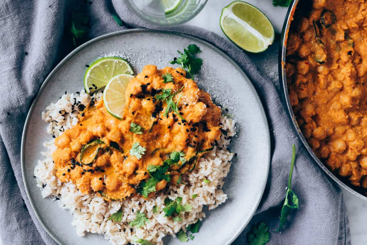 Curry De Verduras Y Garbanzos (Receta Vegana) | Delicias Kitchen