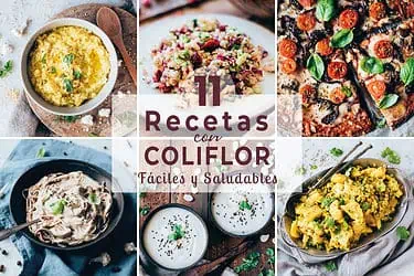 Recetas con coliflor sanas y fáciles