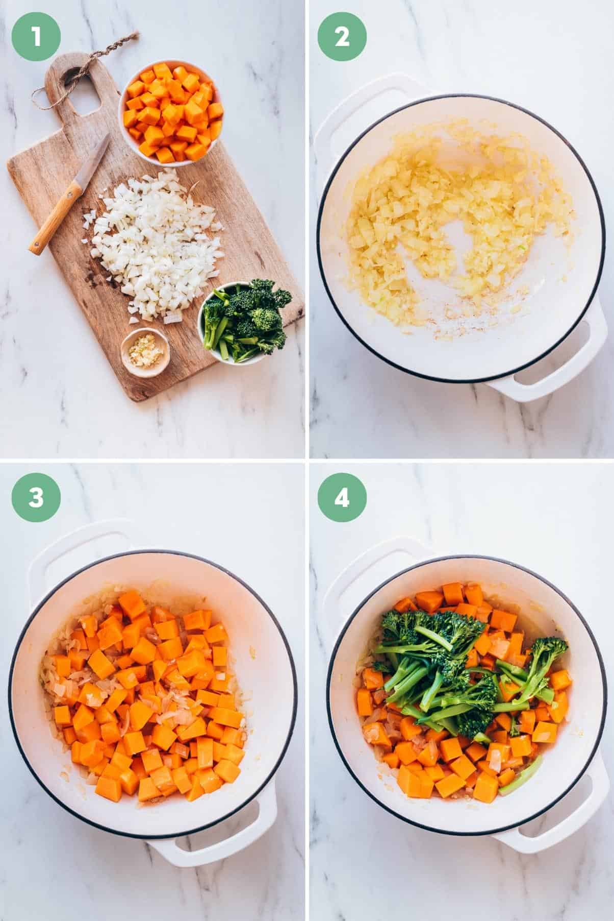 Cómo hacer curry verde tailandés vegano - Pasos