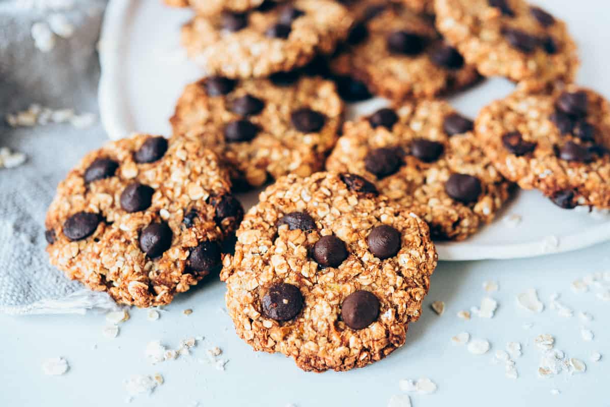 Galleta De Avena Y Pl Tano Saludables Y Sin Azucar