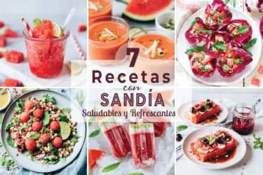 Recetas con sandía saludables