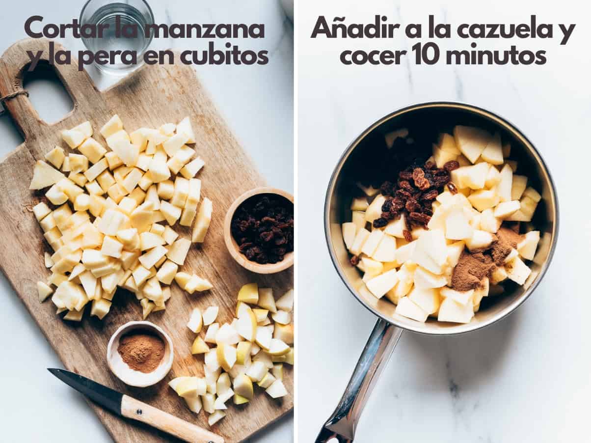 Cómo hacer un crumble de manzana - Paso 1