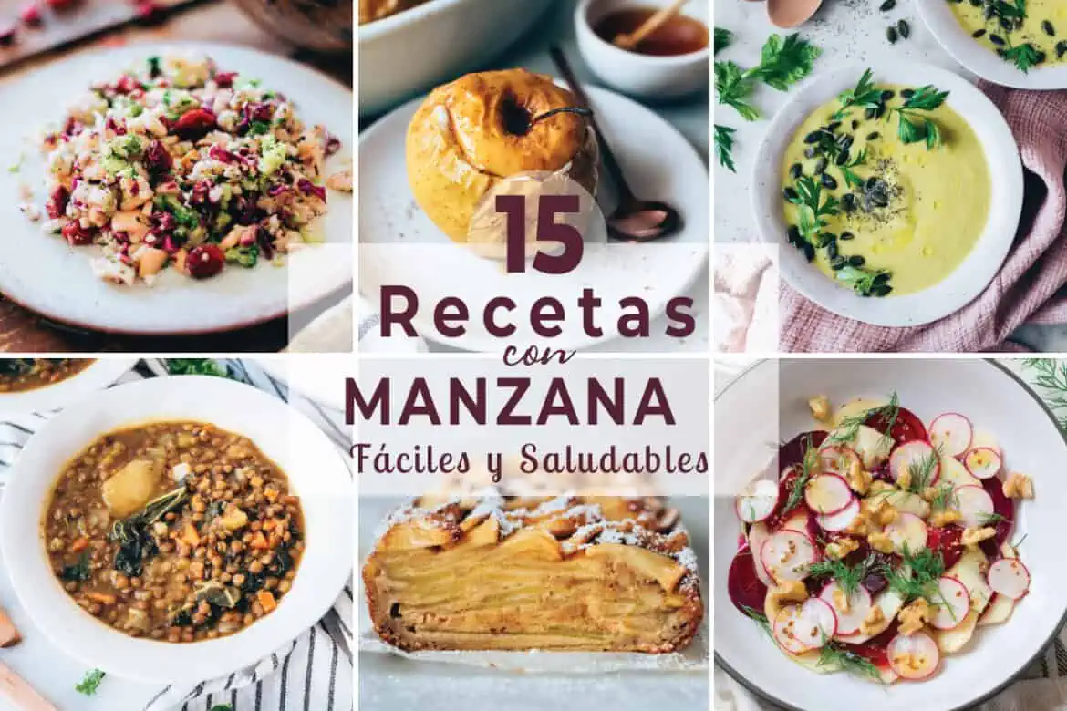 Recetas con manzana saludables