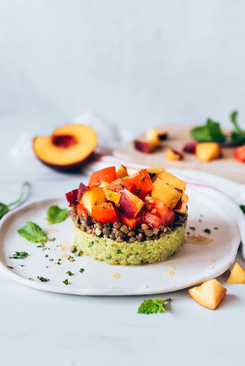 Timbal de quinoa y verduras