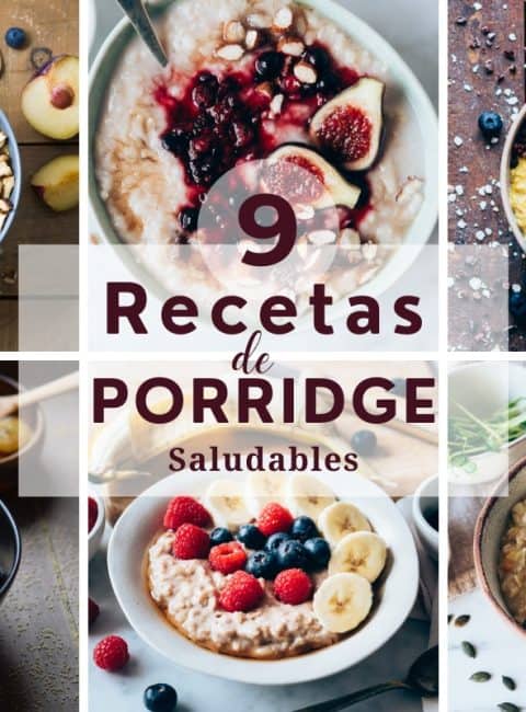 Recetas de porridge saludables